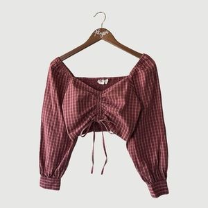 Levi’s Devin Blouse Zelda Plaid Red